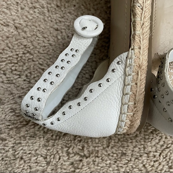 Marc Fisher Studded Ankle Strap Espadrilles Sandal-SZ 8.5 - Picture 9 of 16